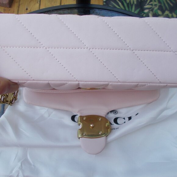 Coach Light pink  Quilted Handbag - Picture 8 of 10